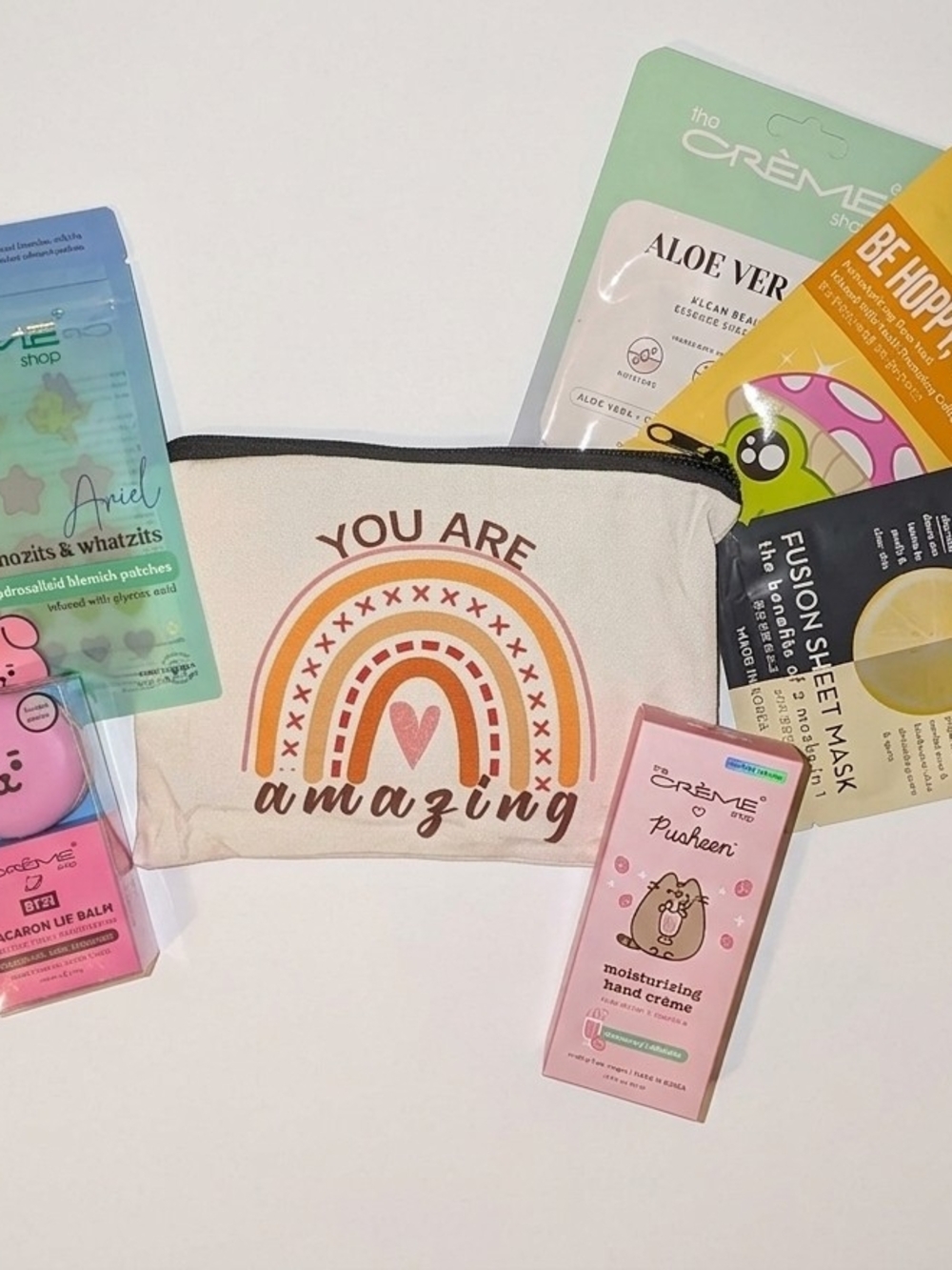 Creme Shop Bundle With You Are Amazing Canvas Pouch